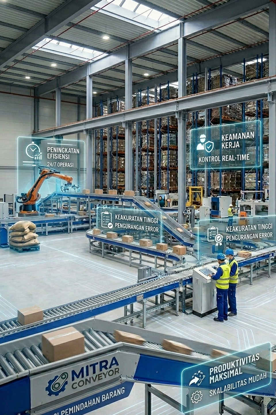 Manfaat Efisiensi Sistem Conveyor
