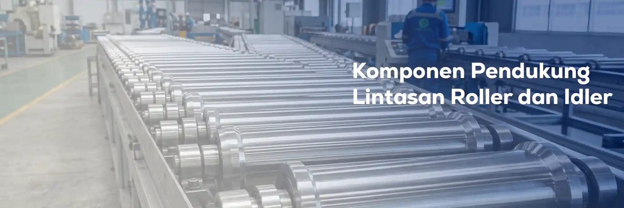 Komponen Pendukung Lintasan Roller dan Idler