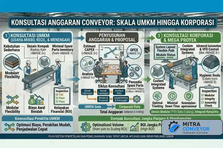 Konsultasi Anggaran conveyor untuk Skala UMKM hingga Korporasi