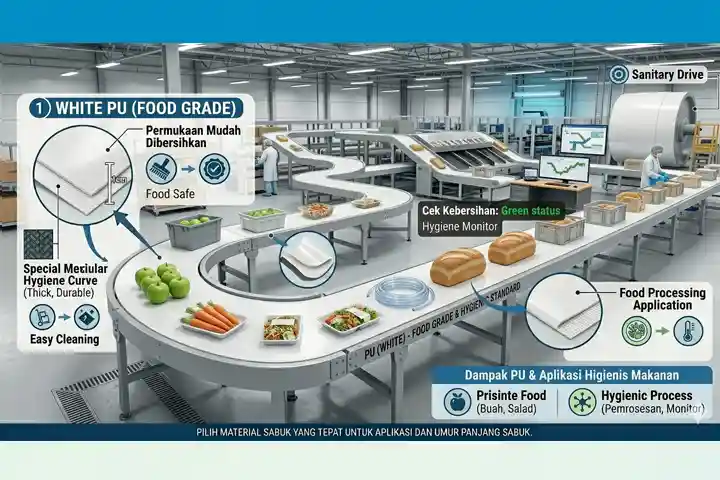PU (Polyurethane) untuk Standar Higienis Food Grade